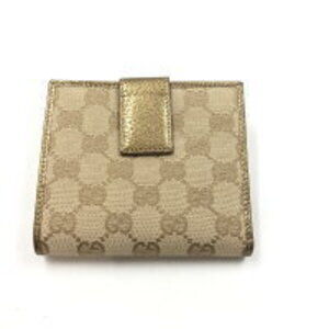 Gucci GG bifold wallet canvas